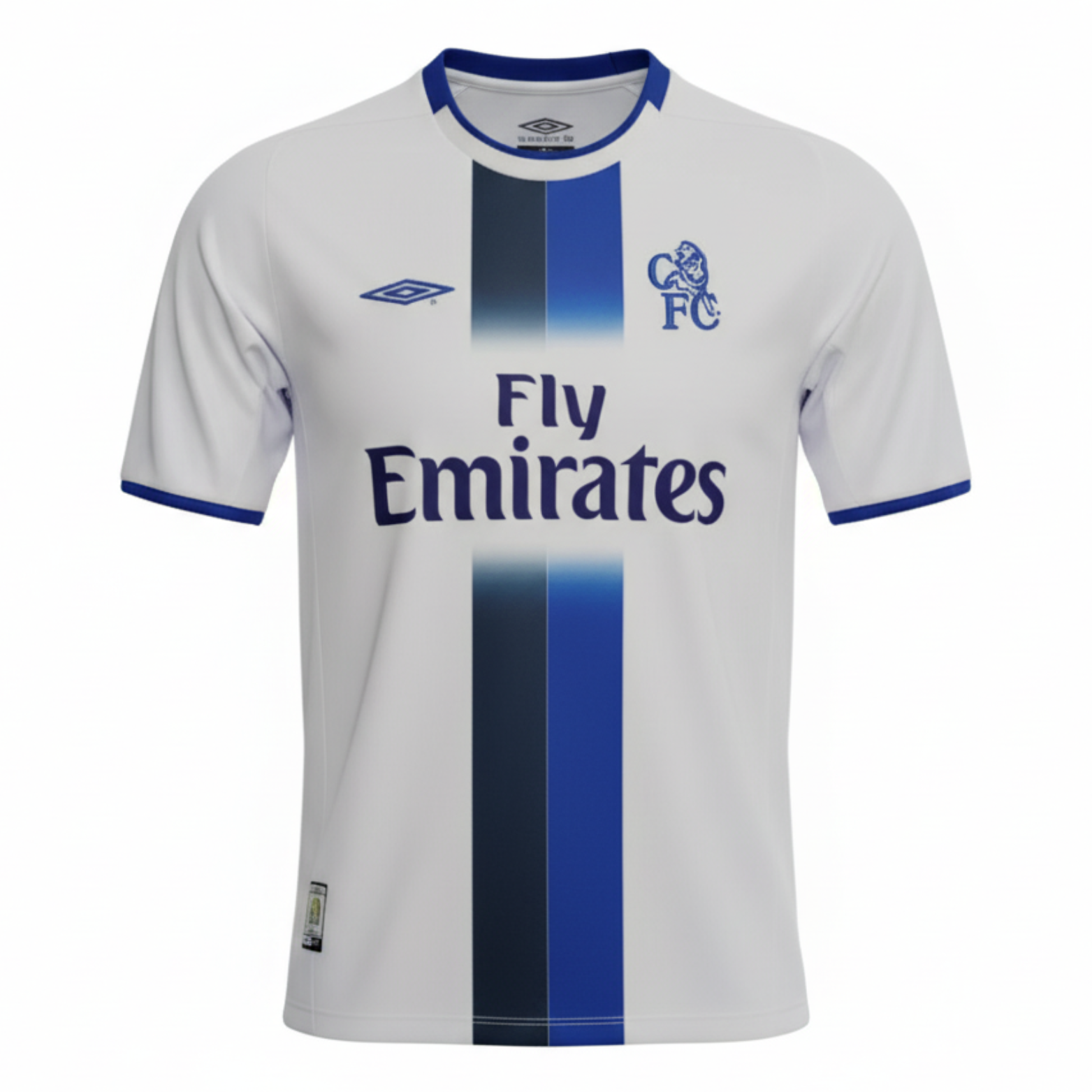 Camisa Chelsea Away 03/05 Retrô - Branca