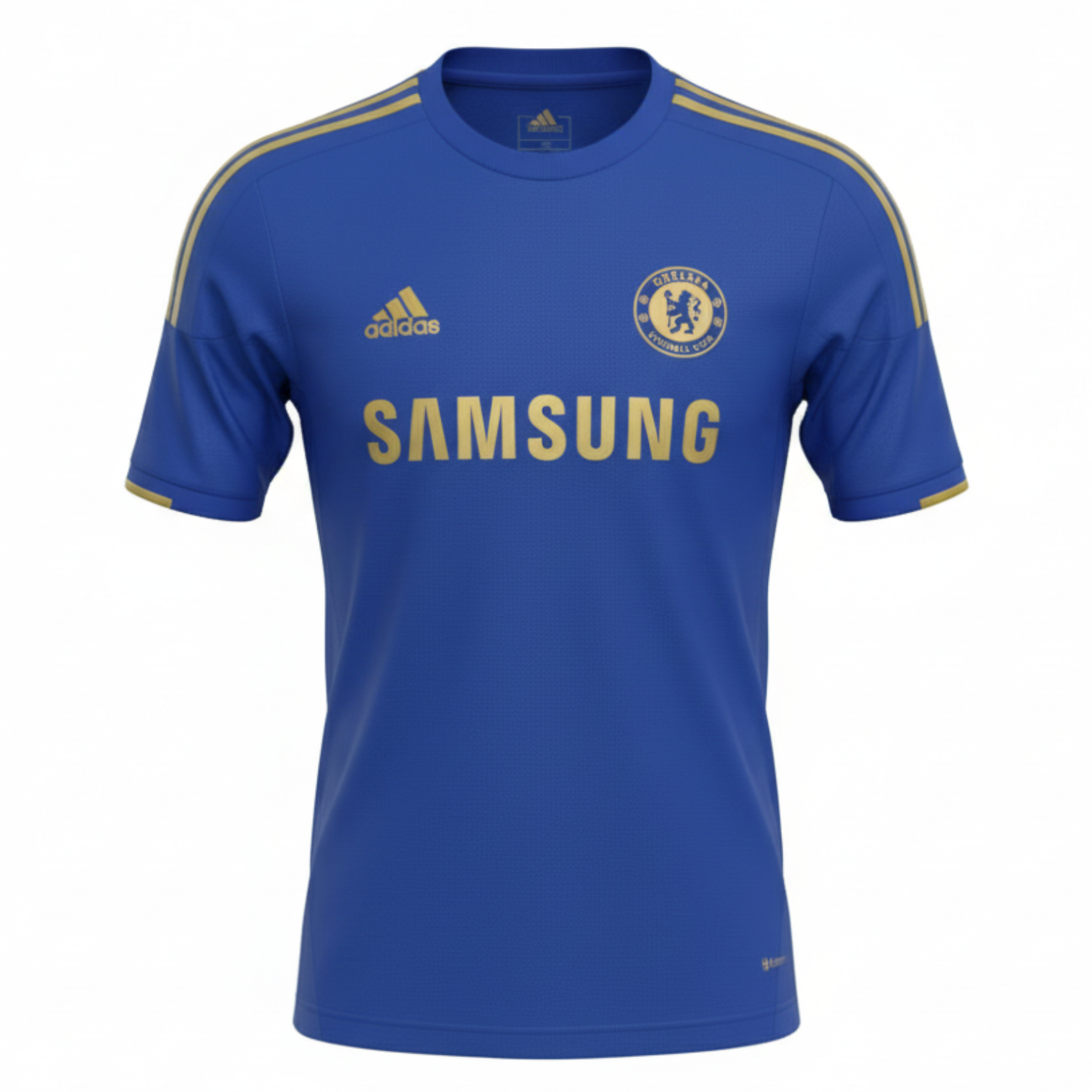 Camisa Chelsea Home 12/13 Retrô - Azul e Dourada