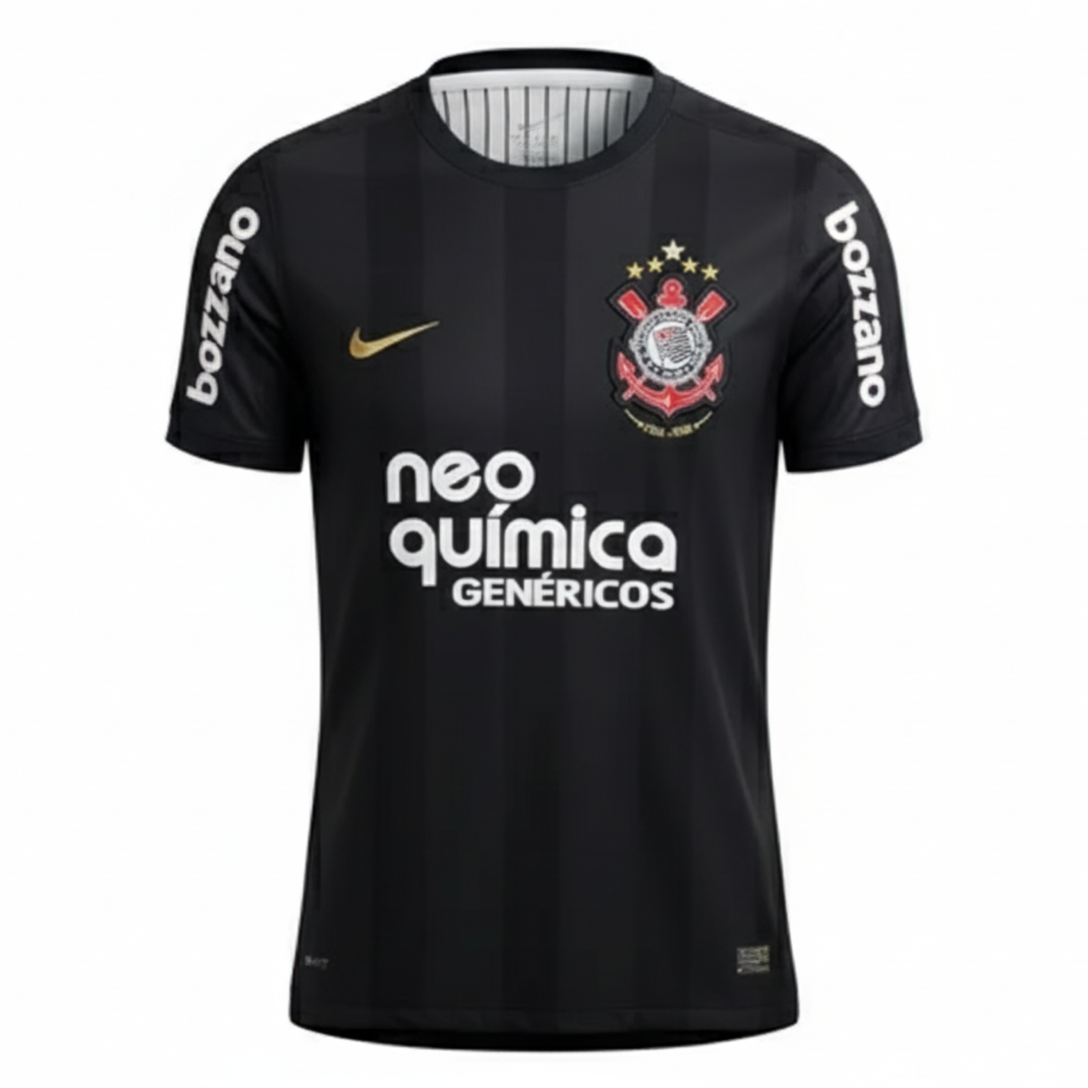 Camisa Corinthians Away 2010 Retrô - Preta