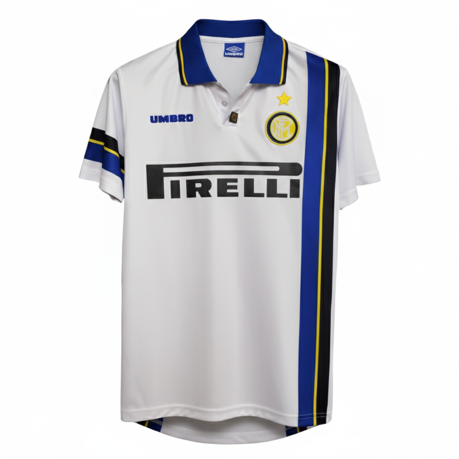 Camisa Inter de Milão Away 97/98 Retrô - Branca