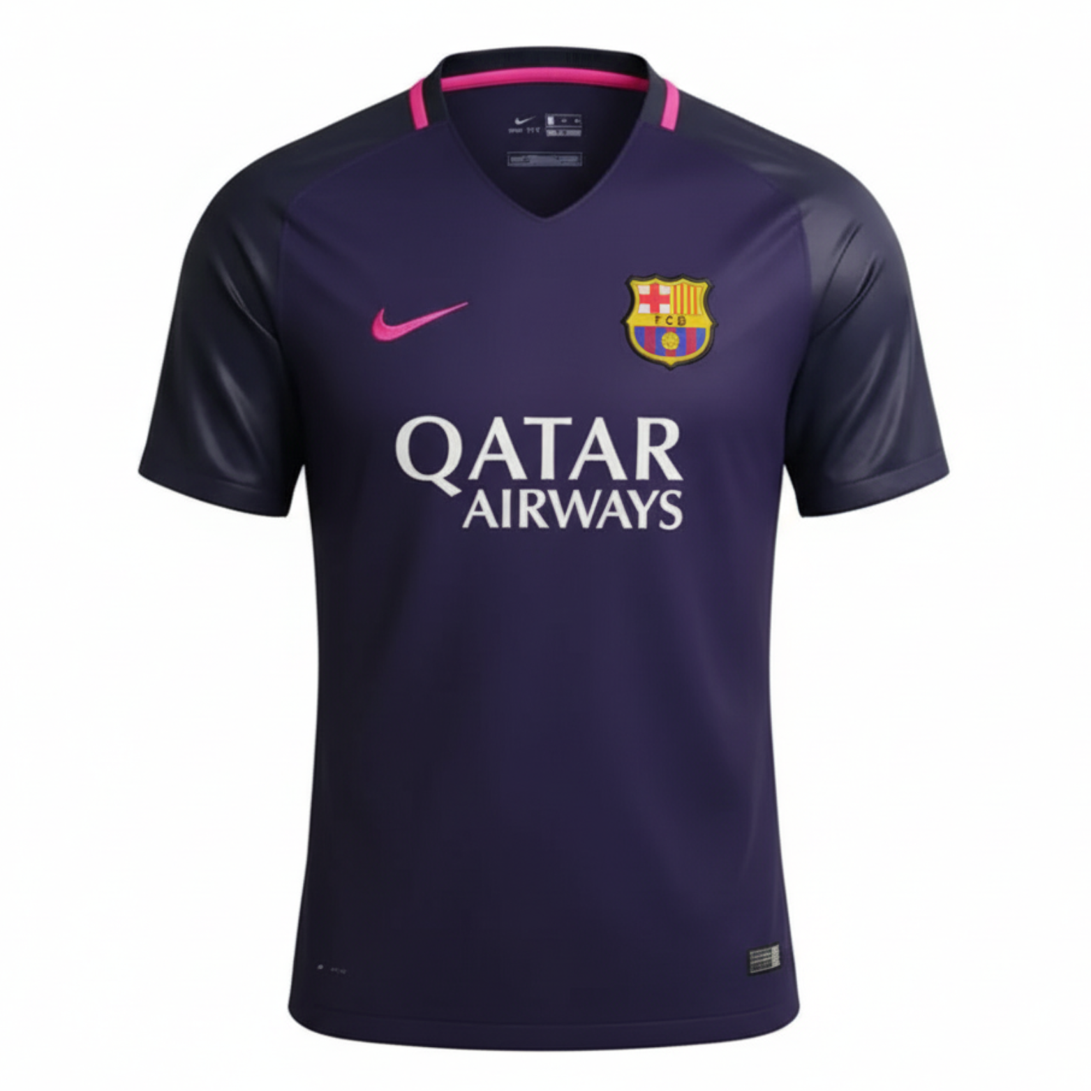 Camisa Barcelona Away 16/17 Retrô - Roxa