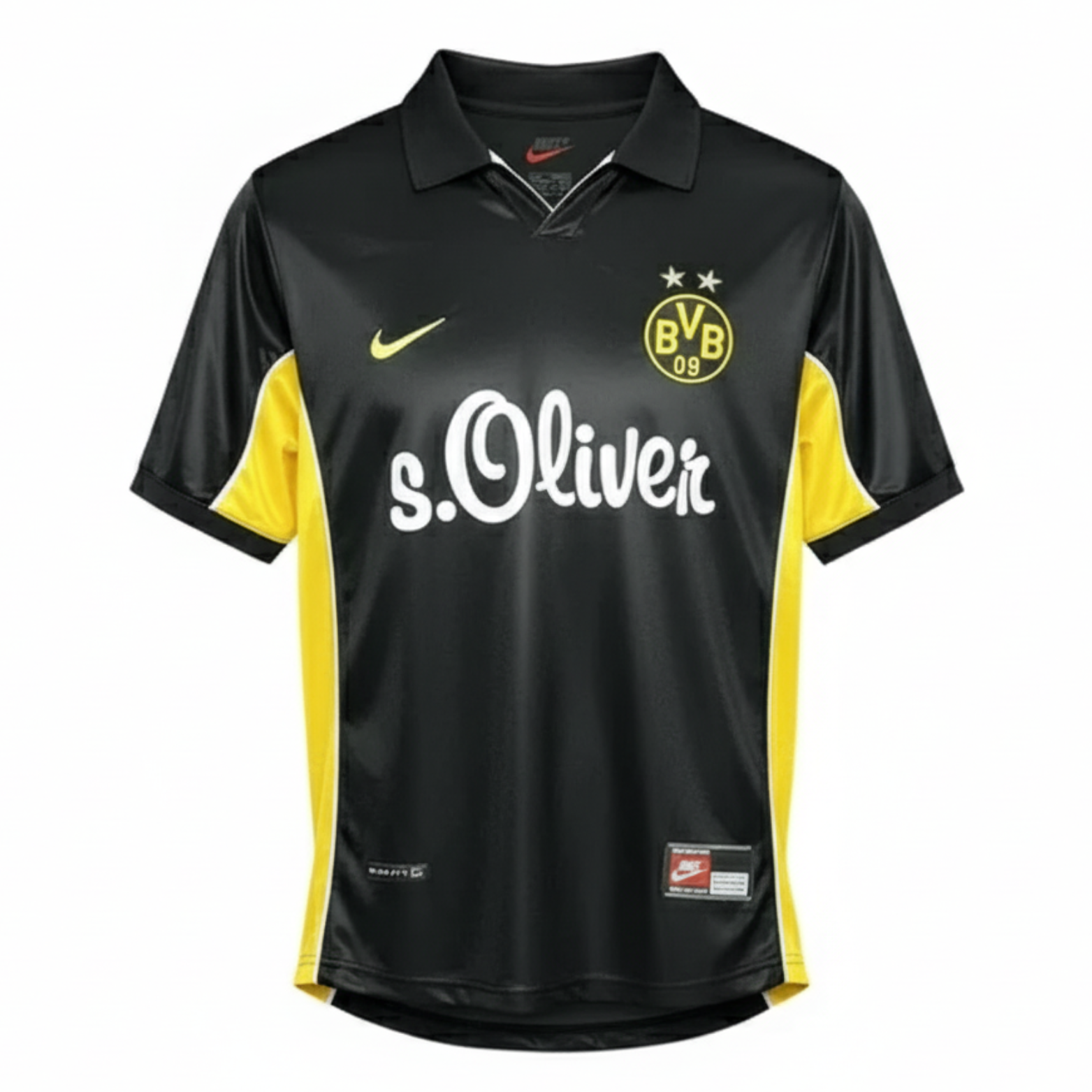 Camisa Borussia Dortmund Away 1998 Retrô - Preta