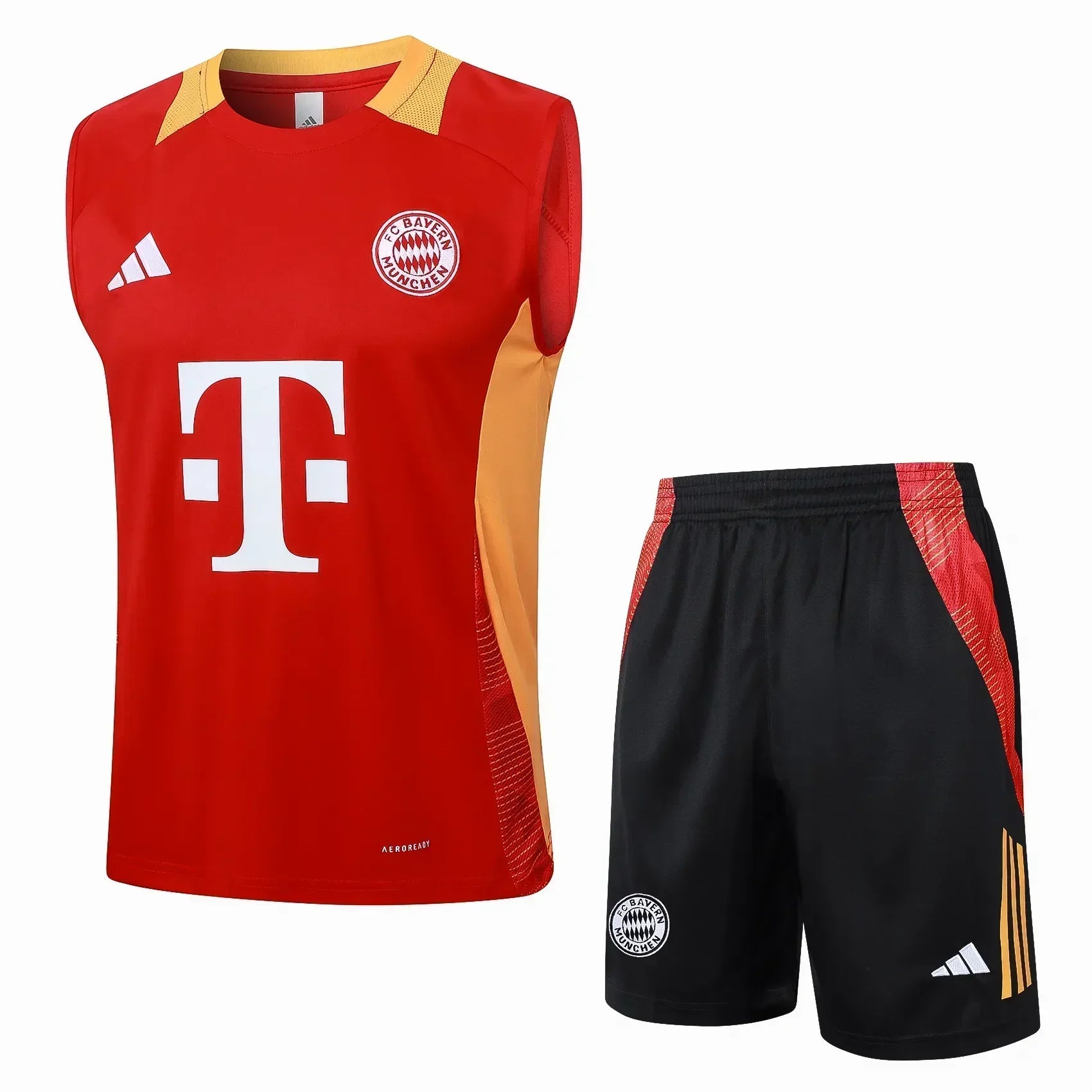 Conjunto Bayern de Munique Treino Regata 24/25 - Vermelho