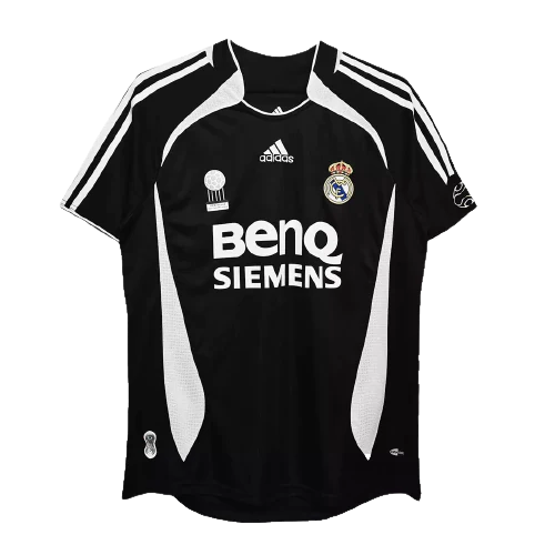 Camisa Real Madrid Away 06/07 Retrô - Preta