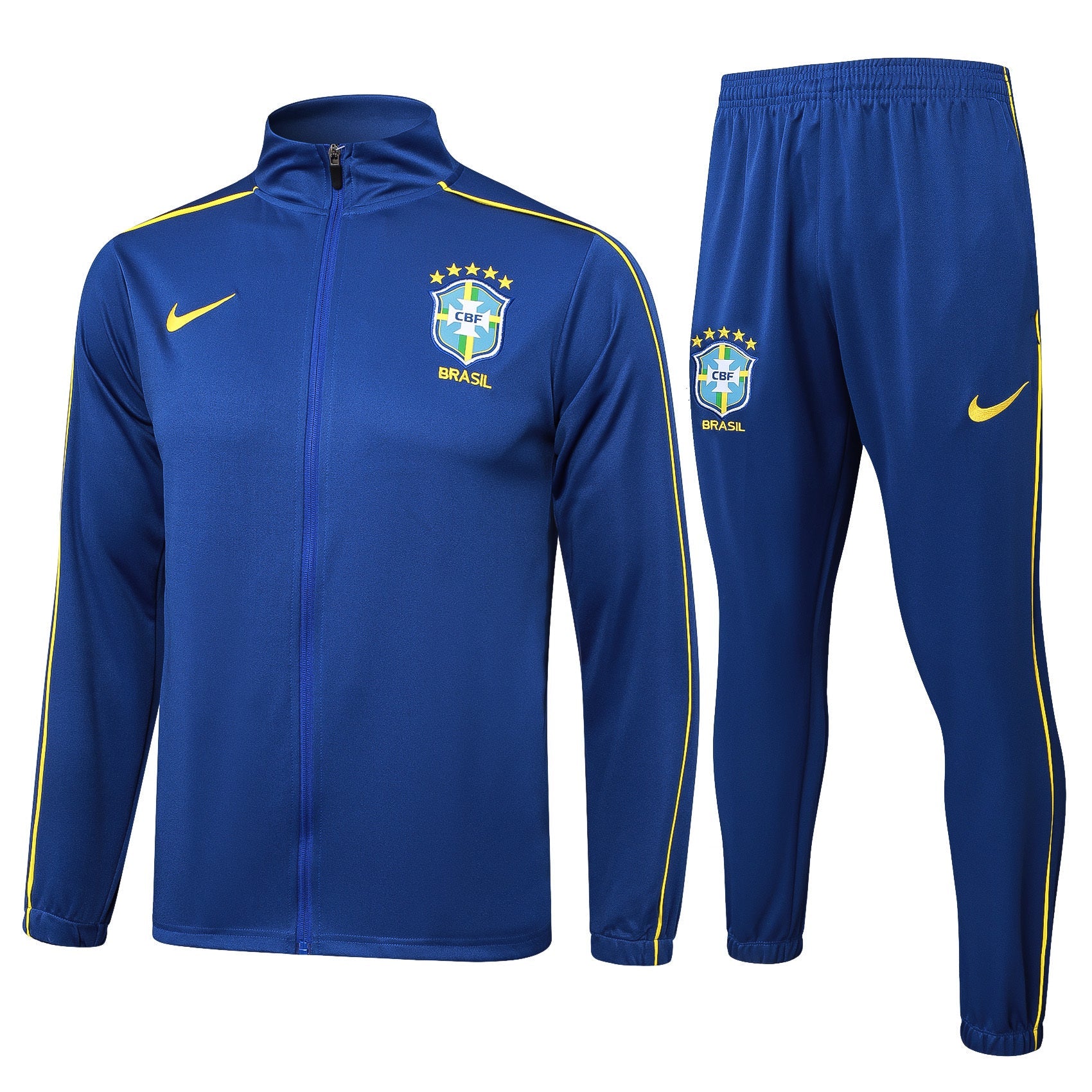 Conjunto Agasalho Treino Brasil 24/25 - Azul