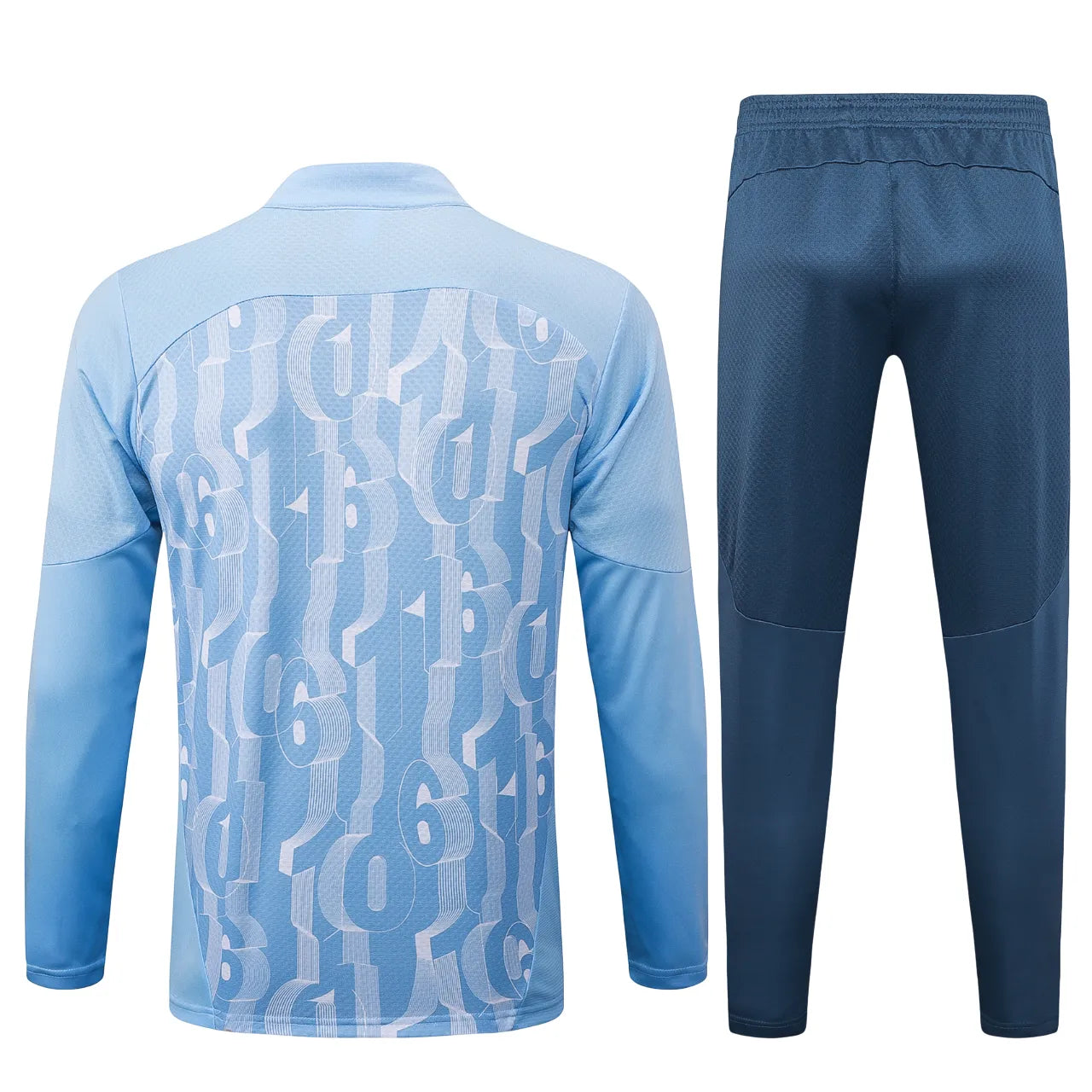 Conjunto Agasalho Treino Manchester City 24/25 - Azul Claro