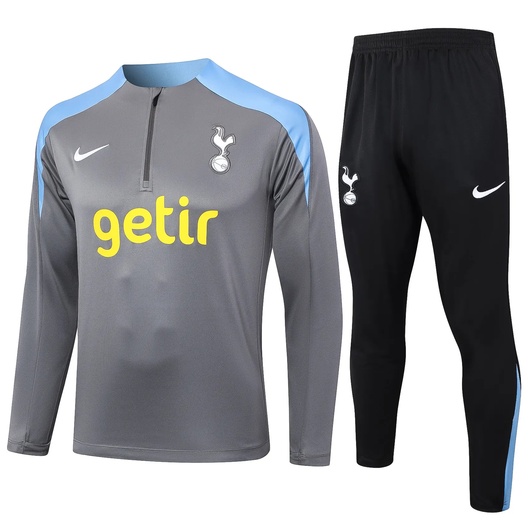 Conjunto Agasalho Treino Tottenham 24/25 - Cinza