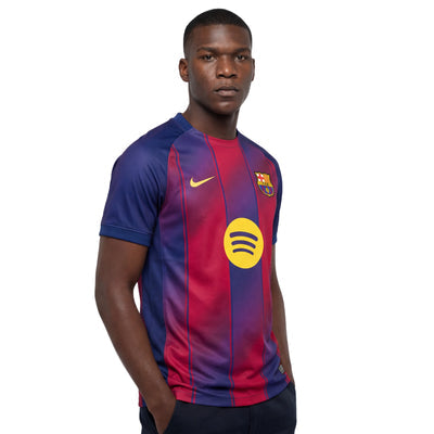 Camisa Barcelona Home 25/26 - Azul e Vermelha