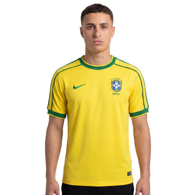 Camisa Brasil Home 1998 Retrô - Amarela