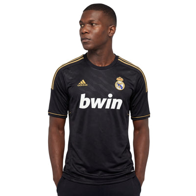 Camisa Real Madrid Away 11/12 Retrô - Preta